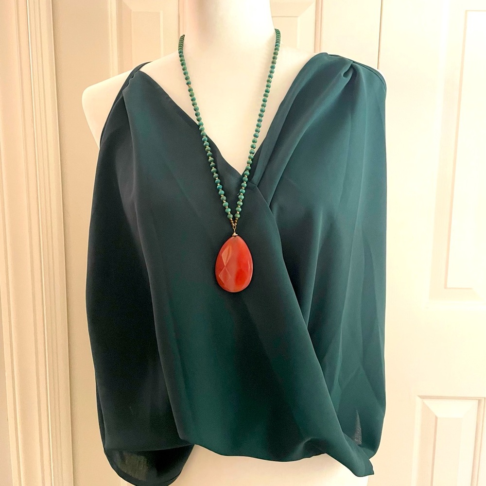 Emerald green top